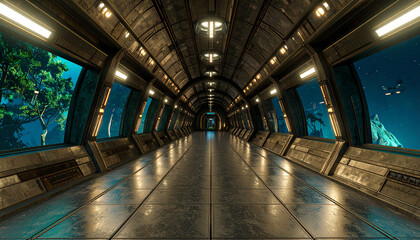 Fototapeta premium Advanced Civilisations and Worlds