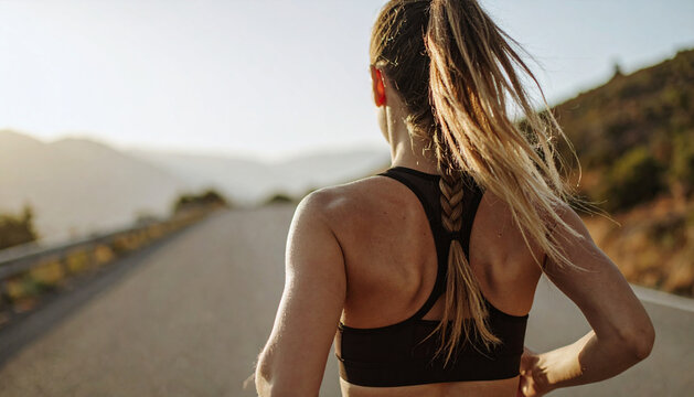 Frau beim Joggen
