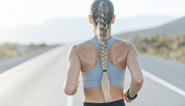 Frau beim Joggen