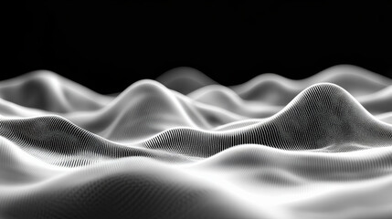 Fototapeta premium Abstract digital landscape (15)