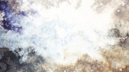 Fototapeta premium 4K watercolor abstract digital texture with grainy marbled effect.