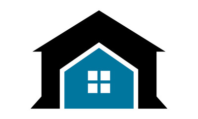 house building vector logo design