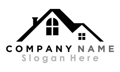 real estate vector illustration logo