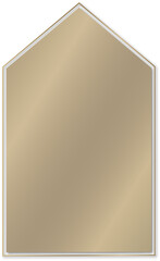 Gold Gradient Decorative Frame Label with Gold Border