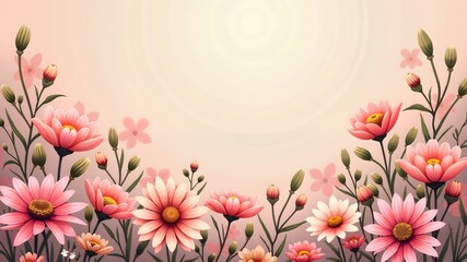 Fototapeta premium Mother’s Day sale banner design Azalea 