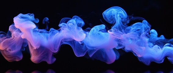 Fototapeta premium Abstract Ink Clouds