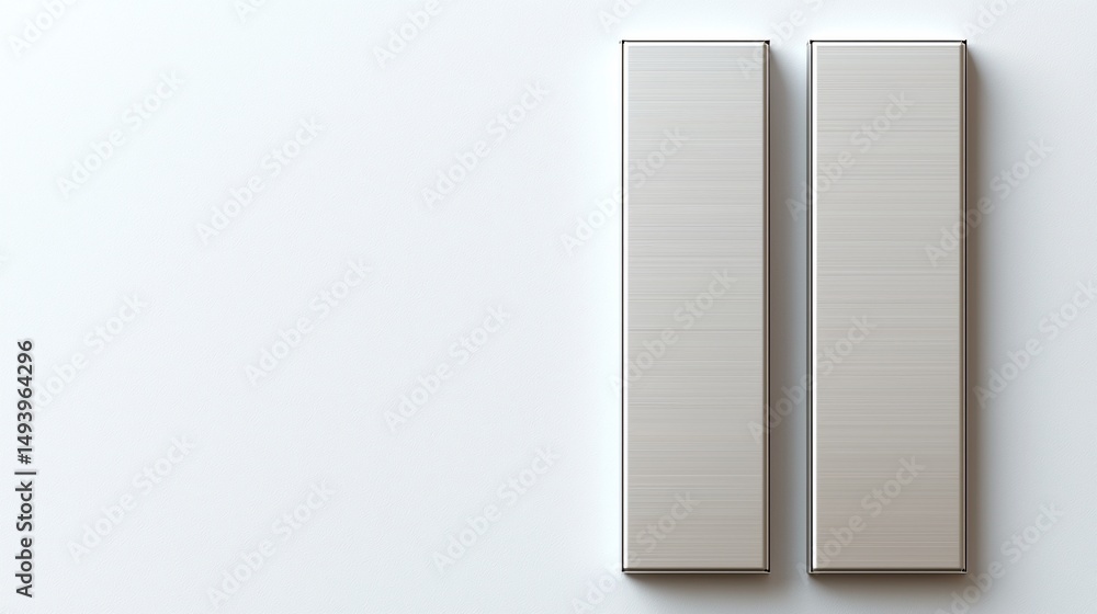 Fototapete two parallel rectangular blocks