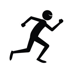 Marathon Runner Silhouette