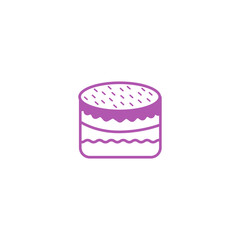 Sweet bakery cake logo design