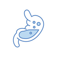Stomach Problem Icon vector