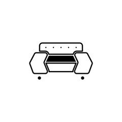 Home sofa furniture logo design