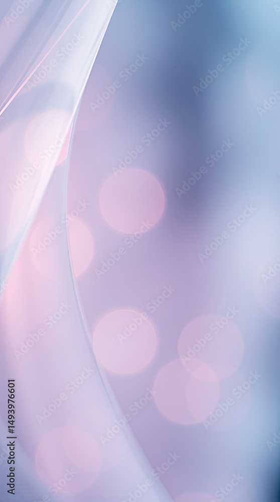 Poster subtle pastel hues blend seamlessly showcasing gentle curves and soft bokeh perfect for adding a tra