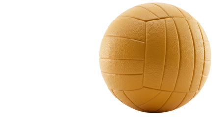 Embracing the Spirit of Teamwork A Vibrant Volleyball Ready for Action Symbolizing Energy and on transparent background