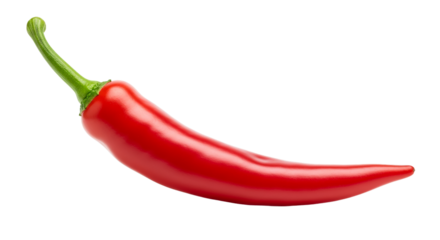 A fiery red chili pepper a symbol of spice and zest bringing heat and flavor to culinary on transparent background