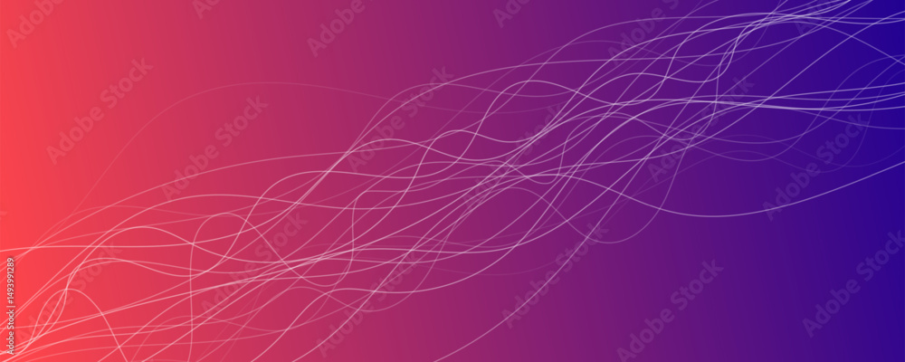 Poster abstract gradient background with wave beams