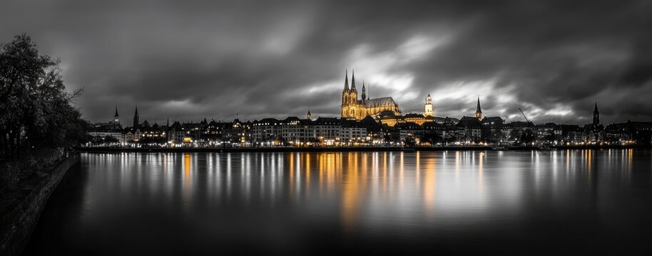 Fototapeta Cityscape at Dusk