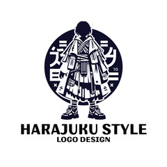 Harajaku Style Vector Logo Design