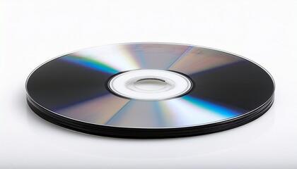 cd or dvd disc on clear background white background cut out