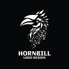 Hornbill Vector Logo Design