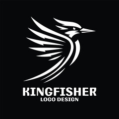 Kingfisher Vector Logo Design