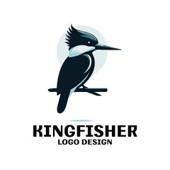 Kingfisher Vector Logo Design