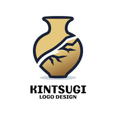 Kintsugi Vector Logo Design