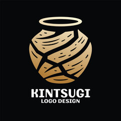 Kintsugi Vector Logo Design