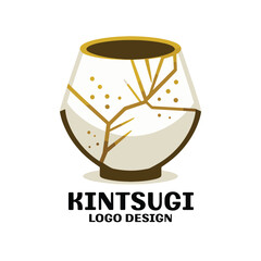 Kintsugi Vector Logo Design