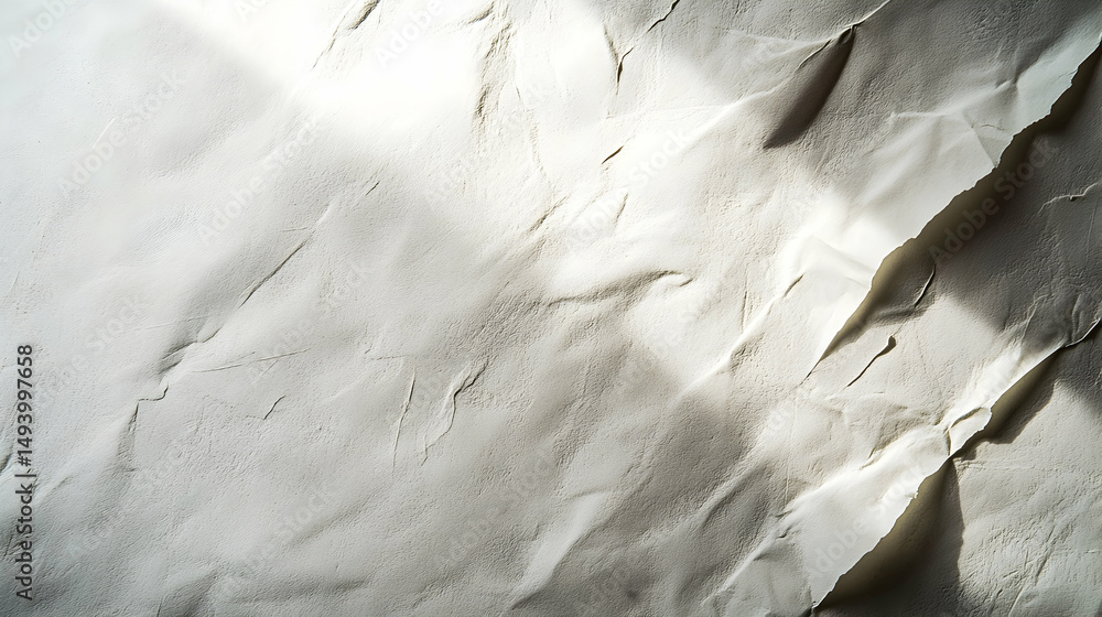 Poster textured canvas with ethereal light and shadow play enhancing depth and form