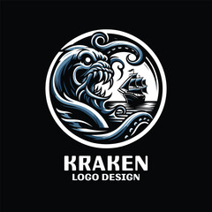 Kraken Vector Logo Design