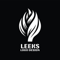 Leeks Vector Logo Design