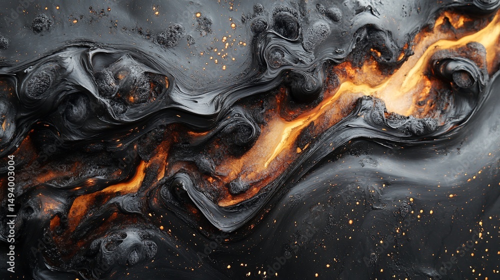 Poster lava flow texture background design