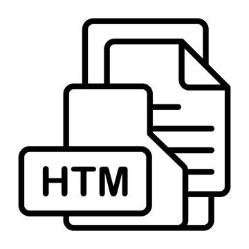 HTM Format Icon