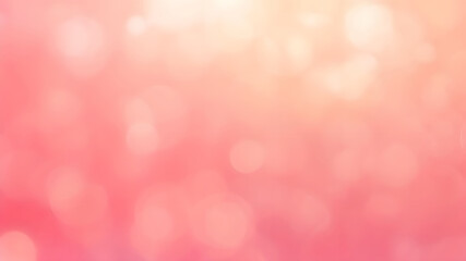 Fototapeta premium Soft blurry bokeh background in shades of pink and peach for elegant designs