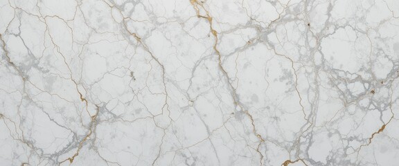 Elegant White Marble Background with Gold Veins for Stylish Interior Design and Architecture Projects