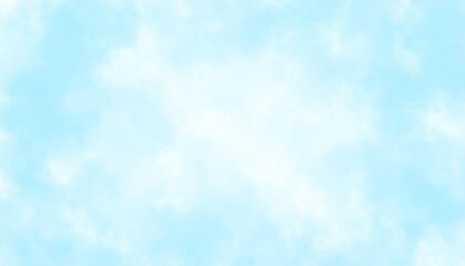 Expansive blue sky with soft white clouds, a serene and peaceful nature view vast