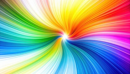 Fototapeta premium Colorful Abstract Radial Design