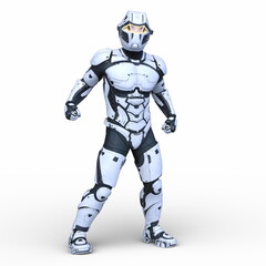 サイバーマン　3DCGレンダリング