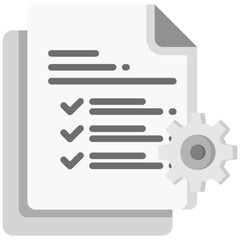 Project flat color icon. Simple vector icon design in flat color style. Editable vector format