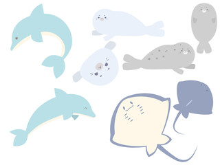 Fototapeta premium 海の生き物3