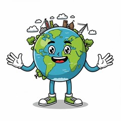 Green World Cartoon