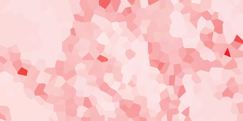 Abstract geometric mosaic in shades of red and pink a colorful digital illustration creating a patterned background design