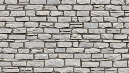 Obraz premium Seamless Stone Brick Wall Texture Background For Architecture Design
