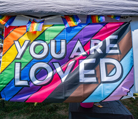 A colorful Progress Pride 