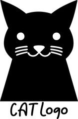 Modern Cat Logo – Minimalist and Elegant Cat Design Cat Illustration