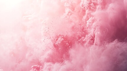 Obraz premium Abstract pink clouds with a soft, dreamy texture and a gentle light