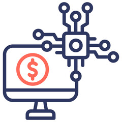 Fototapeta premium Fintech Icon