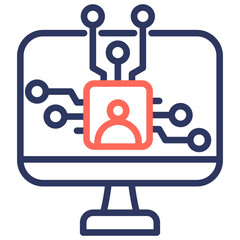 Digital Identity Icon
