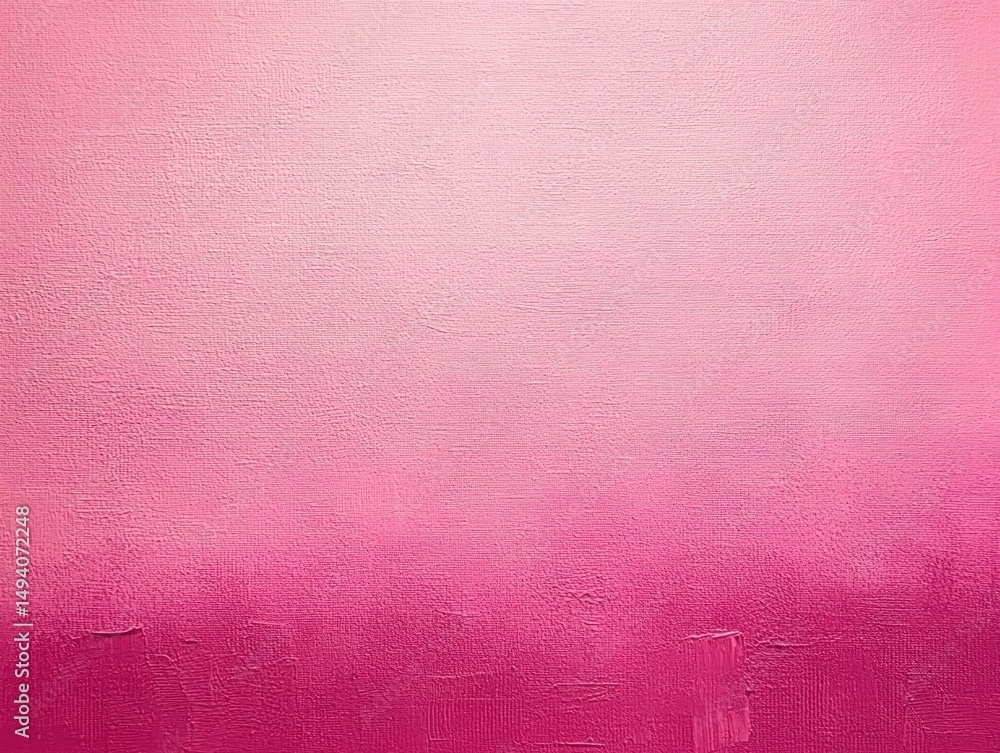 Poster textured gradient background transitioning smoothly from light pink at top to deep pink at bottom, e
