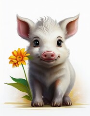 Niedliches kleines Schweinchen